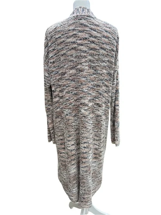 Anthropologie Pilcro Padma Space-Dyed Long-Line Knit Cardigan Boho Sweater Sz S - Picture 7 of 12